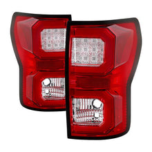 Load image into Gallery viewer, Spyder 07-13 Toyota Tundra V2 Light Bar LED Tail Lights - Red Clear ALT-YD-TTU07V2-LB-RC 5085450