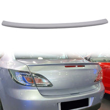 Load image into Gallery viewer, 2009-2013 Mazda 6 Sedan Unpainted Black Rear Trunk Spoiler Wing ABS