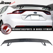 Load image into Gallery viewer, 2018-2021 Kia Stinger Rear Trunk Spoiler Wing Deck Lid Carbon Fiber CF