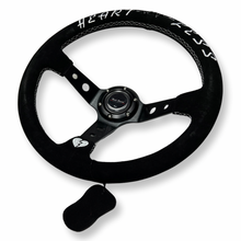 Load image into Gallery viewer, Deep Dish 350mm Steering Wheel + Short Hub Adapter Kit For Mustang Focus Fiesta Mazda