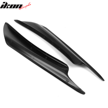 Load image into Gallery viewer, Universal Fit 40CM 2PC Front Bumper Lip Canards Carbon Texture PP