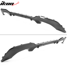Load image into Gallery viewer, 2019-2022 BMW 330i M-Tech M Sport Matte Black PP Rear Lip Diffuser