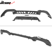 Load image into Gallery viewer, 2019-2022 BMW 330i M-Tech M Sport Matte Black PP Rear Lip Diffuser