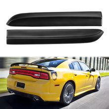 Load image into Gallery viewer, 2012-2014 Dodge Charger SRT8 Matte Black Rear Bumper Lip Aprons PP