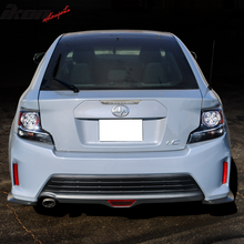 Load image into Gallery viewer, 2014-2016 Scion TC Unpainted Rear Bumper Diffuser Lip Splitters PU