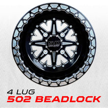 Load image into Gallery viewer, 502 Billet Aluminum Beadlock wheel Black