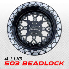 Load image into Gallery viewer, 503 Billet Aluminum Beadlock wheel Black