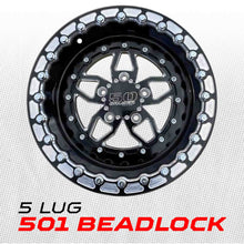 Load image into Gallery viewer, 501 Billet Aluminum Beadlock wheel for Polaris ProR &amp; TurboR