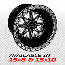 Load image into Gallery viewer, 502 Billet Aluminum Beadlock wheel Black