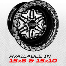 Load image into Gallery viewer, 504 Billet Aluminum Can-Am Beadlock wheel 6 lug Black