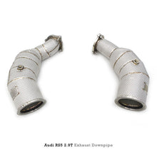 Load image into Gallery viewer, Catted High Flow 304 Stainless Exhaust Downpipe for Audi RS5 2.9T