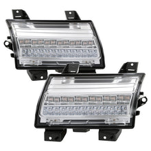 Load image into Gallery viewer, Spyder Jeep Wrangler 2018-2019 (LED Model Only) LED Front Bumper Lights - Sequential Signal - Chrome 5086792