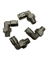 Load image into Gallery viewer, SPDZ1 1/8 NPT - 1/4 DOT 90 Degree 4 Piece Heavy Duty Fitting Kit