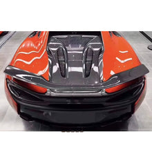 Load image into Gallery viewer, Dry Carbon Fiber Rear Engine Decklid Cover for McLaren 540 570S 570GT
