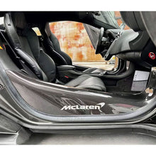Load image into Gallery viewer, Dry Carbon Fiber Door Sill Covers for McLaren 540 570S 570GT 600LT