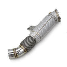 Load image into Gallery viewer, High Flow T304 Stainless Exhaust Downpipe for Toyota Supra A90 BMW G20 G29 M340i 3.0T