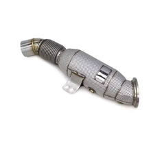 Load image into Gallery viewer, High Flow T304 Stainless Exhaust Downpipe for Toyota Supra A90 BMW G20 G29 M340i 3.0T