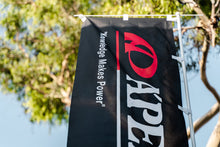 Load image into Gallery viewer, Apexi A'PEXi "Knowledge Makes Power" Nobori Flag - Limited Edition *Discontinued