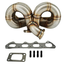 Load image into Gallery viewer, D Series AC PS Compatible T3 .63 Turbo Manifold Kits GSR D15 D16 For Honda Civic EG EK DC2 44mm