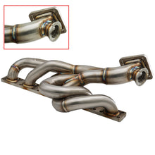 Load image into Gallery viewer, BMW E36 E46 E39 Tubular Top Mount Turbo Manifold T3 T4 Flange 44mm Wastegate