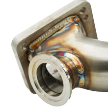 Load image into Gallery viewer, BMW E36 E46 E39 Tubular Top Mount Turbo Manifold T3 T4 Flange 44mm Wastegate