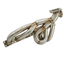 Load image into Gallery viewer, BMW E36 E46 E39 Tubular Top Mount Turbo Manifold T3 T4 Flange 44mm Wastegate