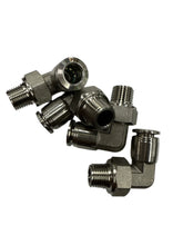 Load image into Gallery viewer, SPDZ1 1/8 NPT - 1/4 DOT 90 Degree 4 Piece Heavy Duty Fitting Kit