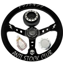 Load image into Gallery viewer, Short Hub Adapter + Suede Steering Wheel For 02-06 Mini Cooper E90