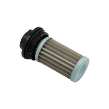 Load image into Gallery viewer, AN6 AN8 AN10 Inline Fuel Filter E85 Ethanol With 100 Micron Stainless Steel BLACK