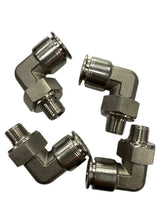 Load image into Gallery viewer, SPDZ1 1/8 NPT - 3/8 DOT 90 Degree 4 Piece Heavy Duty Fitting Kit