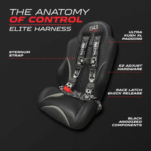 Load image into Gallery viewer, 2" &amp; 3" 4pt &amp; 5pt Elite Series Race Latch "EZ" Adjust Harness