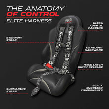 Load image into Gallery viewer, 2" &amp; 3" 4pt &amp; 5pt Elite Series Race Latch "EZ" Adjust Harness