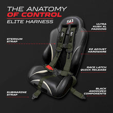 Load image into Gallery viewer, 2" &amp; 3" 4pt &amp; 5pt Elite Series Race Latch "EZ" Adjust Harness