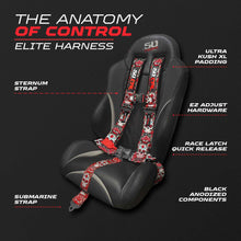 Load image into Gallery viewer, 2" &amp; 3" 4pt &amp; 5pt Elite Series Race Latch "EZ" Adjust Harness