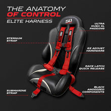 Load image into Gallery viewer, 2" &amp; 3" 4pt &amp; 5pt Elite Series Race Latch "EZ" Adjust Harness