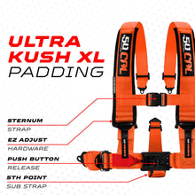 Load image into Gallery viewer, 2" &amp; 3" 4pt &amp; 5pt Elite Series Race Latch "EZ" Adjust Harness