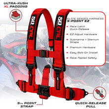 Load image into Gallery viewer, 2" &amp; 3" 4pt &amp; 5pt Elite Series Race Latch "EZ" Adjust Harness