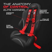 Load image into Gallery viewer, Elite Series 2" &amp; 3" 4 point Harness with push button release