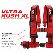 Load image into Gallery viewer, Elite Series 2" &amp; 3" 4 point Harness with push button release