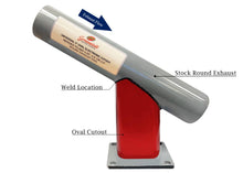 Load image into Gallery viewer, Granatelli Single 3" Electronic Exhaust Oval Cutout Kit – Stainless Weld-In (313530)