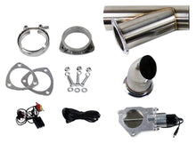 Load image into Gallery viewer, Granatelli Motor Sports Electronic Exhaust Cutout Kit – Stainless Steel Weld-In