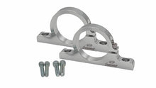 Load image into Gallery viewer, Granatelli Motor Sports 1.75" (44mm) Aluminum Fuel Filter Mounting Brackets Clear Anodize
