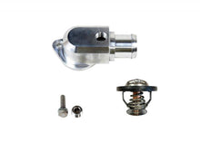 Load image into Gallery viewer, Granatelli Motor Sports  Black Billet Thermostat Housing with Thermostat 430160