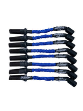 Load image into Gallery viewer, Granatelli GM LS &amp; LT 0-Ohm 10" Blue High-Temp Spark Plug Wires – 28-1545HTBL