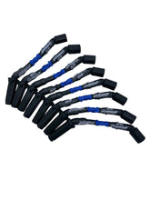 Load image into Gallery viewer, Granatelli GM LS &amp; LT 0-Ohm 8" Blue High-Temp Spark Plug Wires – 28-1811HTBL