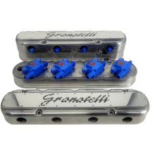 Load image into Gallery viewer, Granatelli Motor Sports LS 2 pc Tall Valve Cover Polished Finish, 4.8, 5.3, 5.7, 6.0, 6.2, 7.0L, Pair
