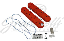 Load image into Gallery viewer, Granatelli Motor Sports LS Tall Valve Cover Red Wrinkle Finish, 4.8, 5.3, 5.7, 6.0, 6.2, 7.0L, Pair - 640363