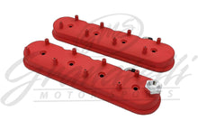Load image into Gallery viewer, Granatelli Motor Sports LS Tall Valve Cover Red Wrinkle Finish, 4.8, 5.3, 5.7, 6.0, 6.2, 7.0L, Pair - 640363