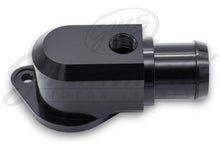 Load image into Gallery viewer, Granatelli Motor Sports Black Billet Thermostat Housing with Thermostat 430180B