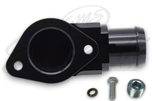 Load image into Gallery viewer, Granatelli Motor Sports Black Billet Thermostat Housing with Thermostat 430180B